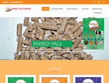 Tablet Screenshot of amrutcattlefeed.com